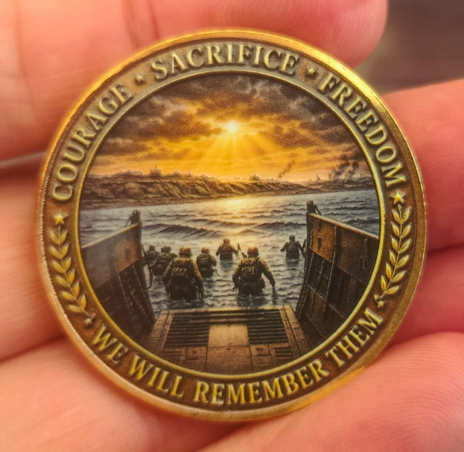 Zeer mooie medaille, militaria, D. Day juni 1944 – photo 3